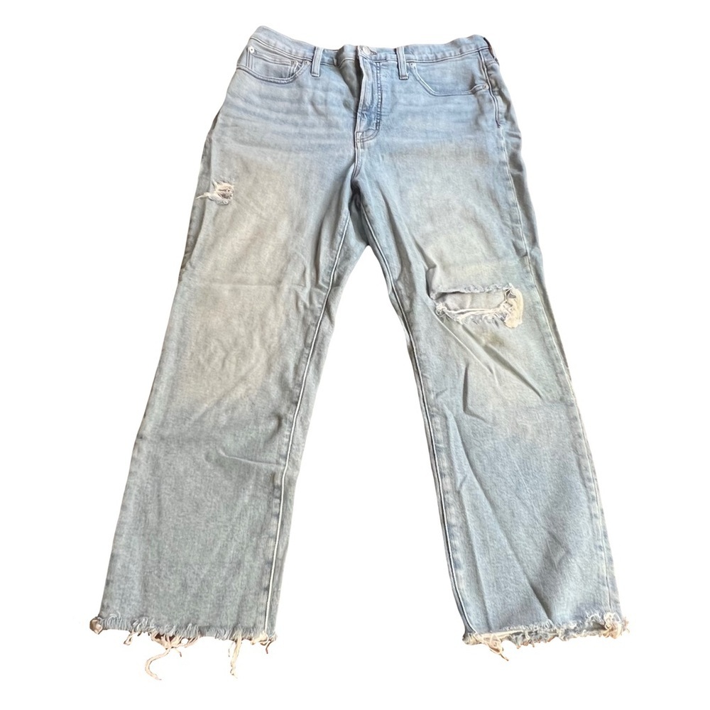 Madewell Light Blue Straight Leg Jeans